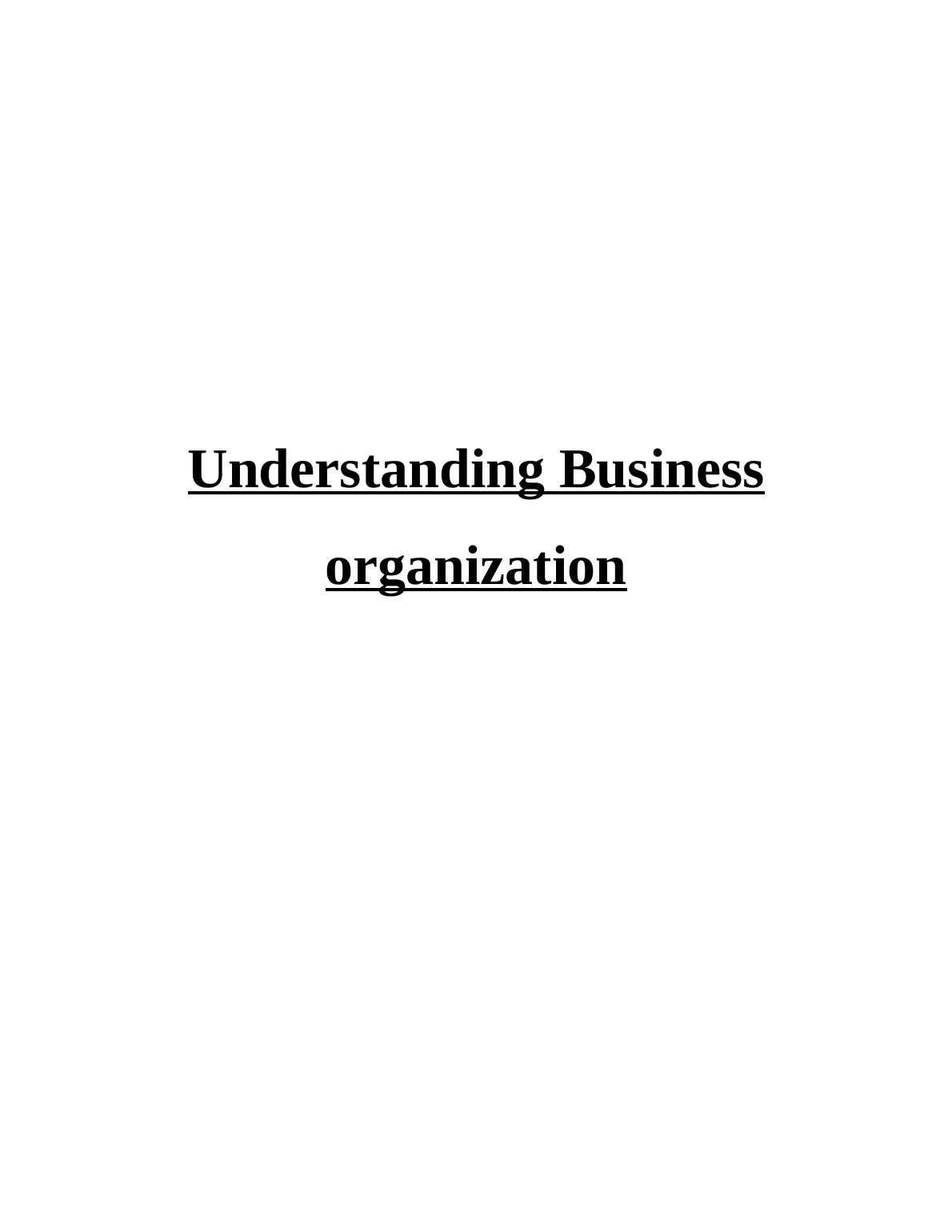 Exploring Various Business Organizations Their Structures And Key