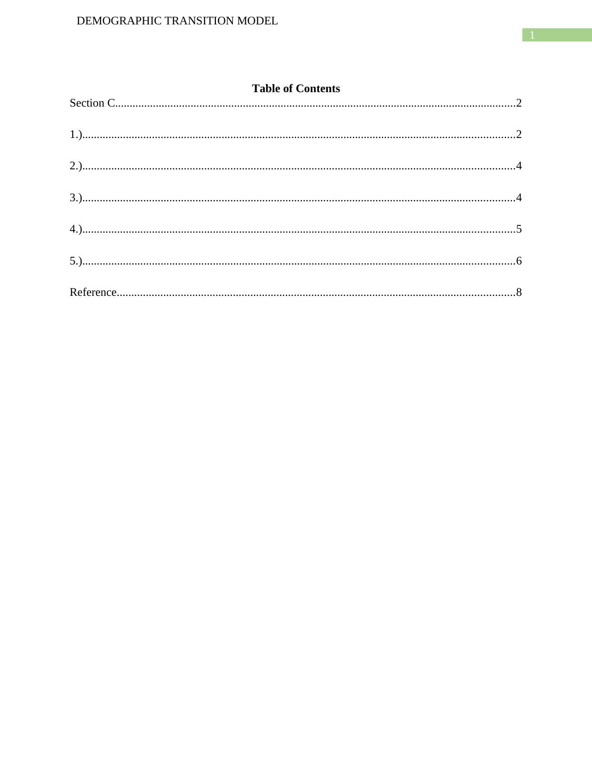 Understanding The Demographic Transition Model