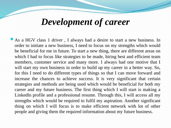 Portfolio Of Evidence For Desklib Career Development Cv Linkedin