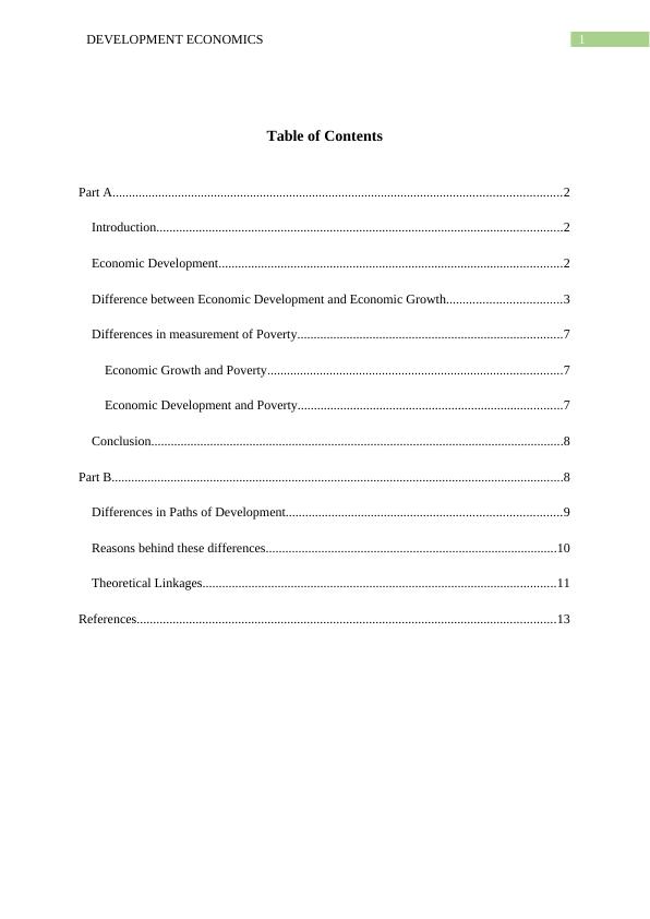 Development Economics Differences Between Economic Growth And Economic