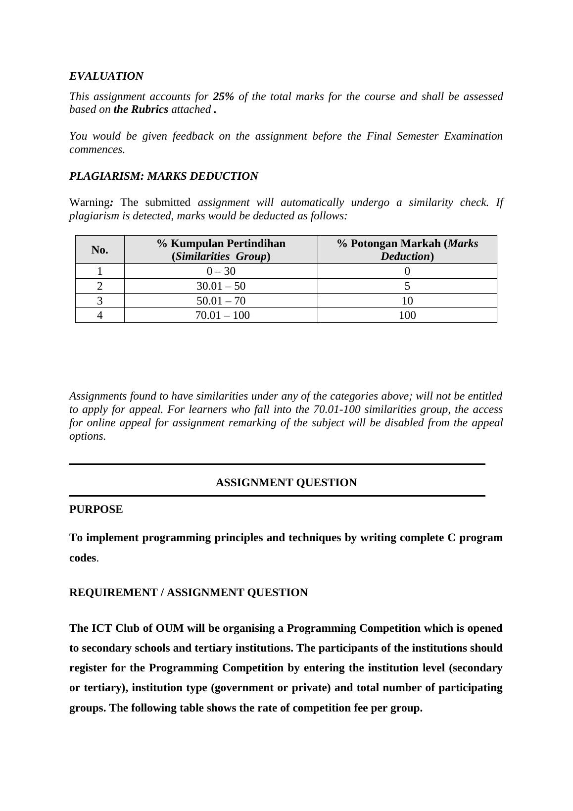 C Programming Assignment Solved Problems Past Papers