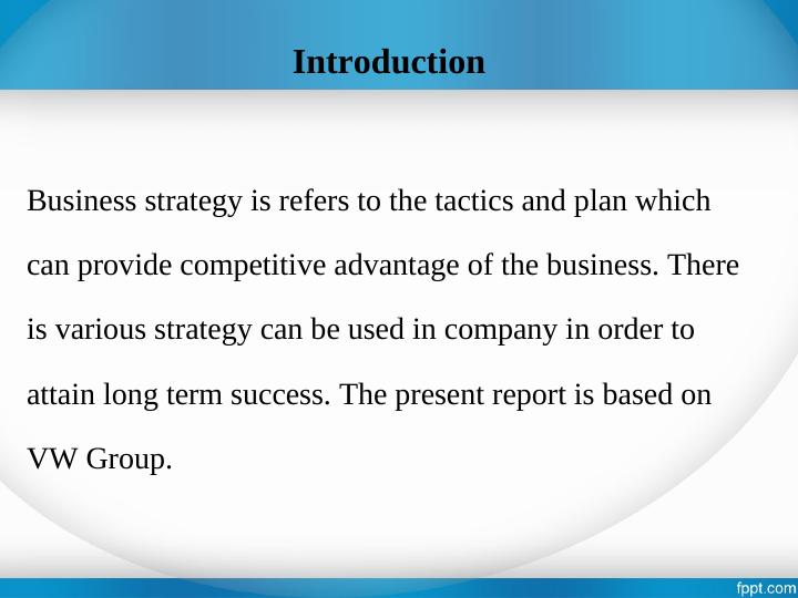 Business Strategy Task