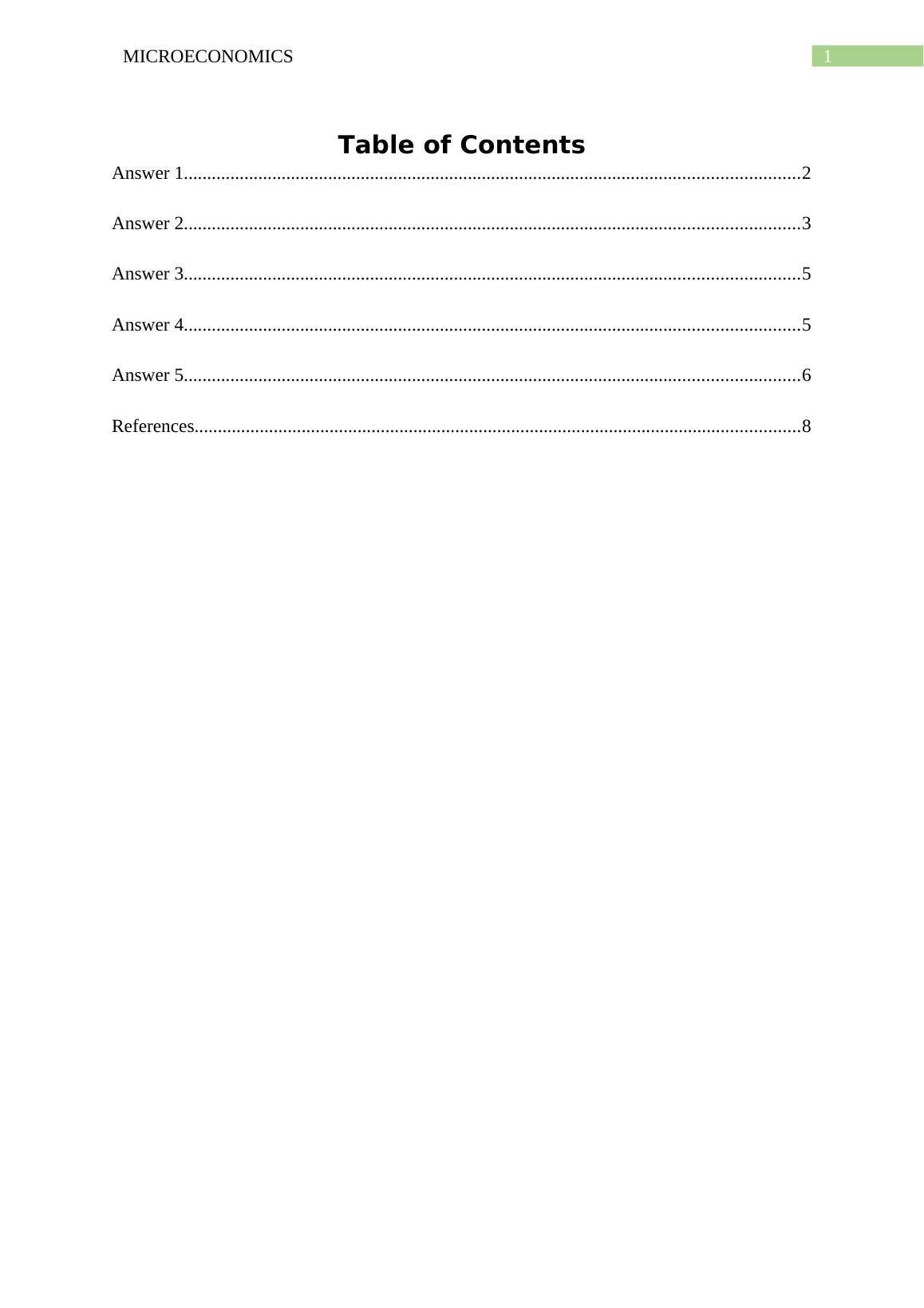 Microeconomics Study Material With Solved Assignments And Essays Desklib