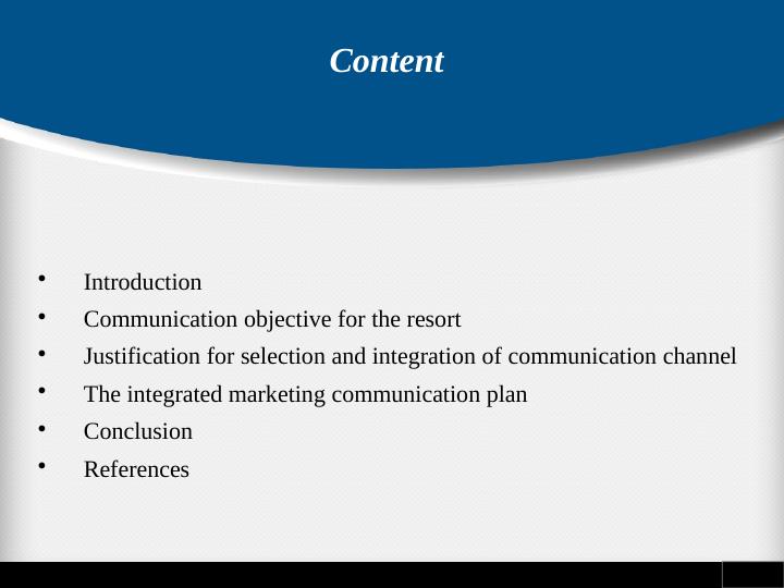 Integrated Hospitality Marketing Communication