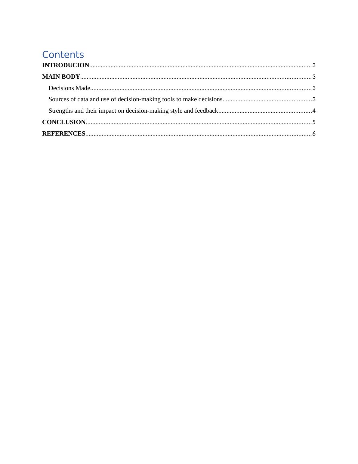 Decision Style Analysis Reflective Report