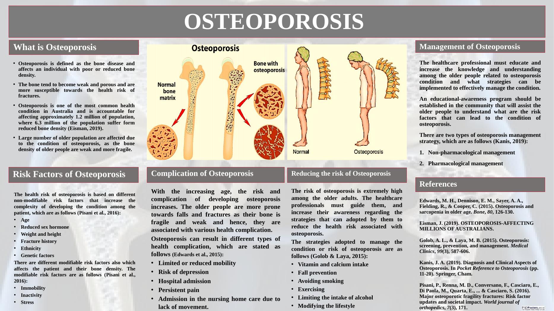 Osteoporosis Definition Risk Factors Complications And Management