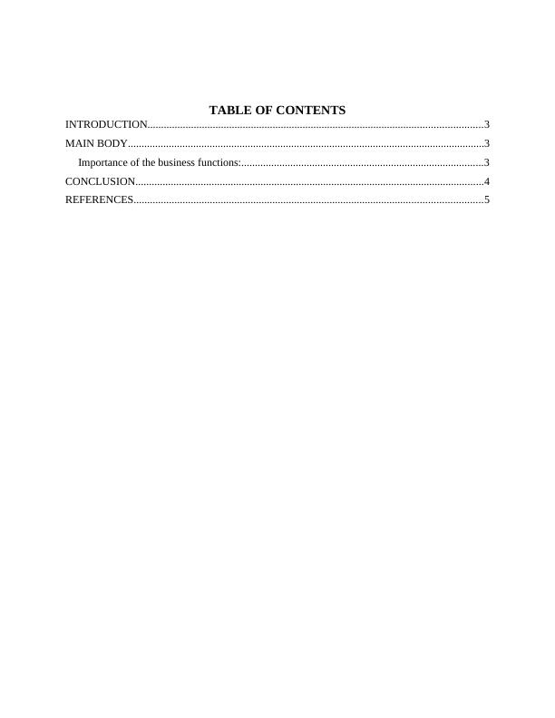 Importance Of Business Functions A Case Study Of Sainsbury