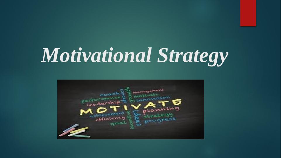 Motivational Strategy For Organizational Performance Desklib