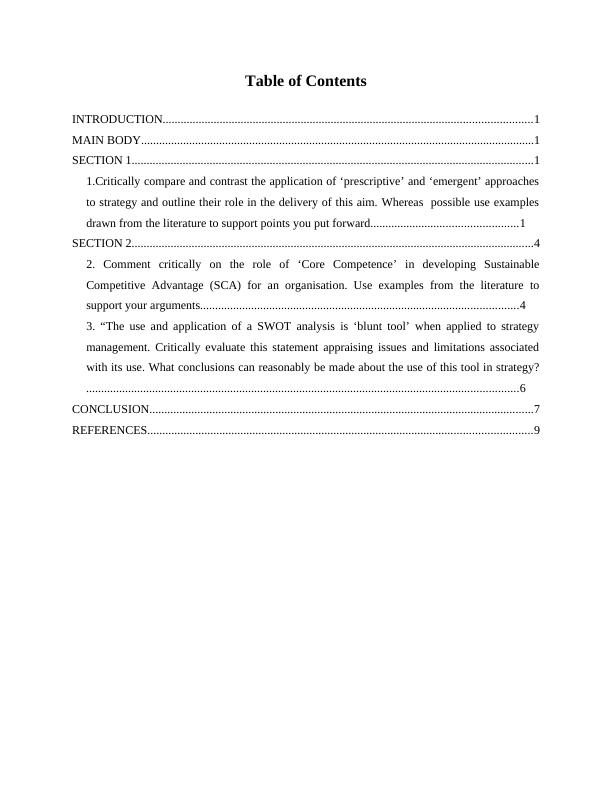 Comparing Prescriptive And Emergent Approaches To Strategy Role Of