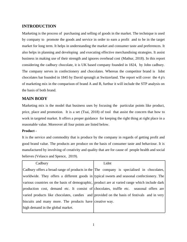 4ps Marketing Mix: A Comparison Of Cadbury And Lindt Chocolates