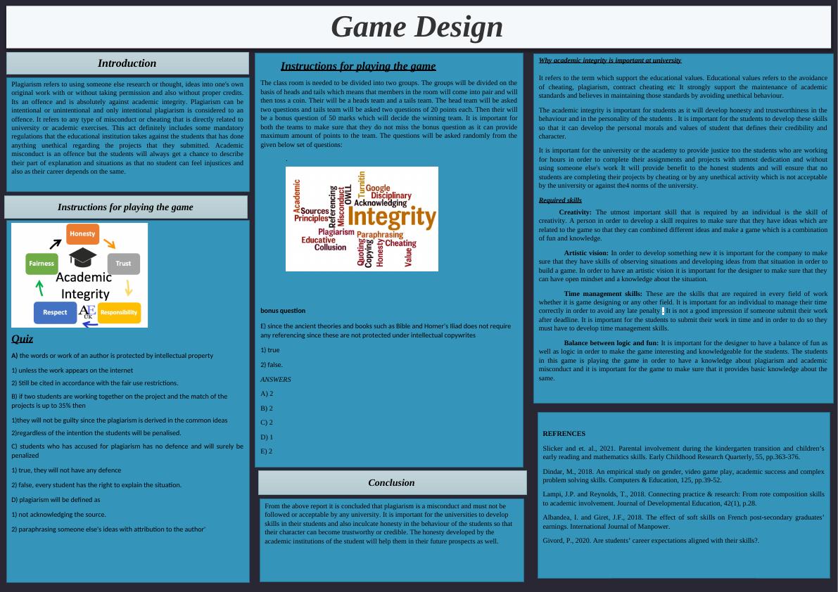 Academic Integrity and Game Design: A Fun Way to Learn About Plagiarism_1