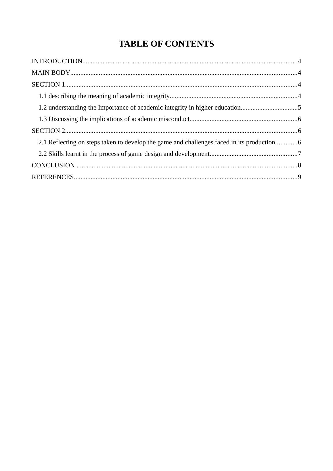 Academic Integrity and Game Design: Steps, Challenges, and Skills Learned