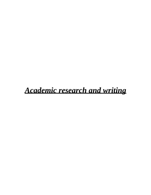 Academic Research and Writing on Workforce Planning_1