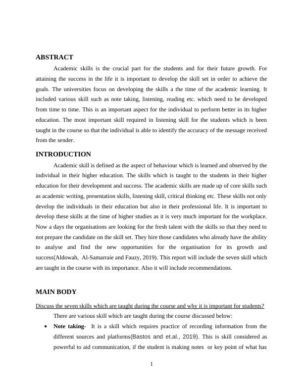 enhancing students' research skills essay