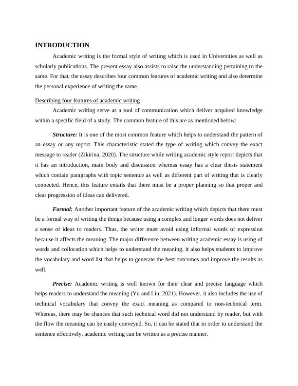 Features of Academic Writing and Personal Experience_3