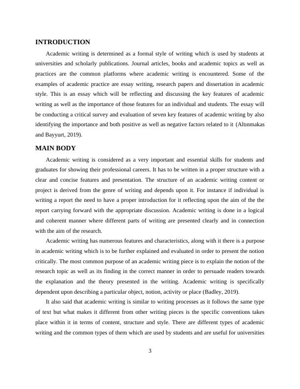 Features of Academic Writing and Their Importance - Desklib