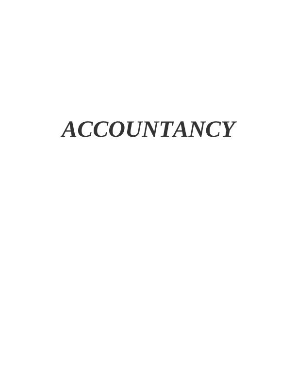 Accountancy: Income Statement, Financial Position, Ratios, Break-even Analysis_1