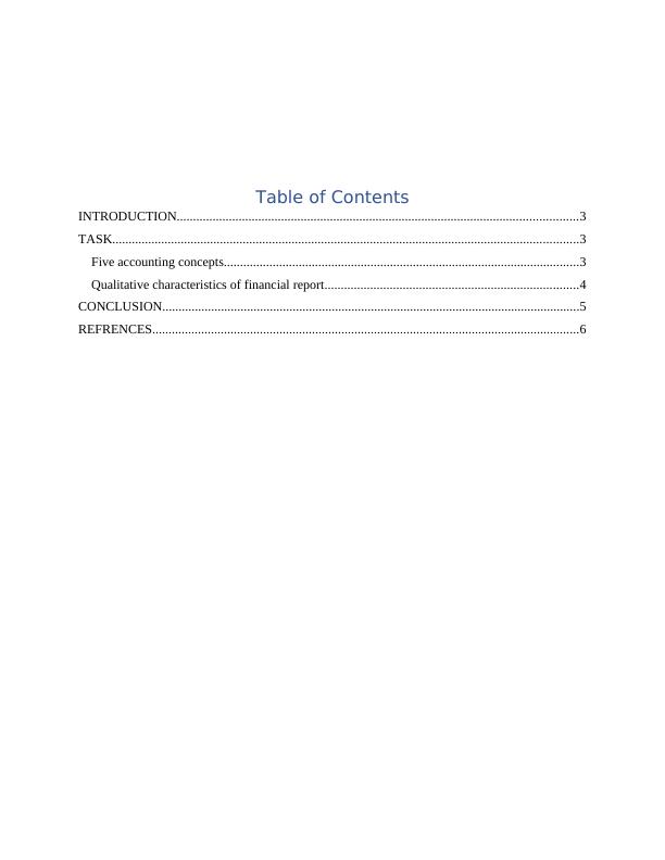 Five Accounting Concepts and Qualitative Characteristics of Financial Report_2