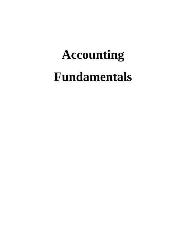 Accounting Fundamentals - Desklib_1