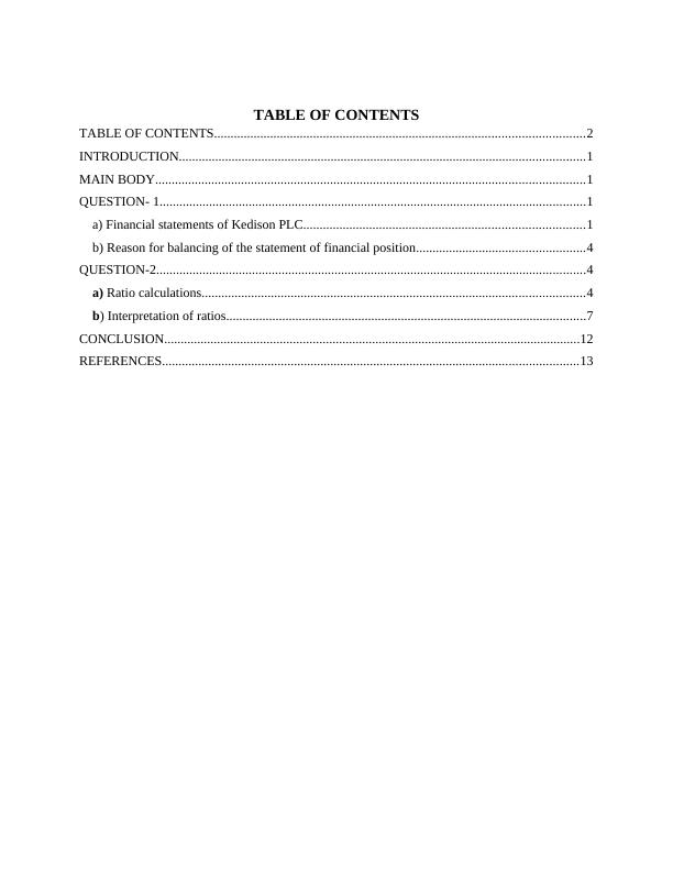 Accounting Fundamentals: Preparation of Financial Statements and Ratio ...