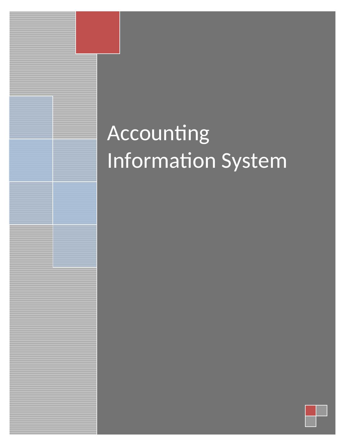 Accounting Information System and Business Intelligence Tools