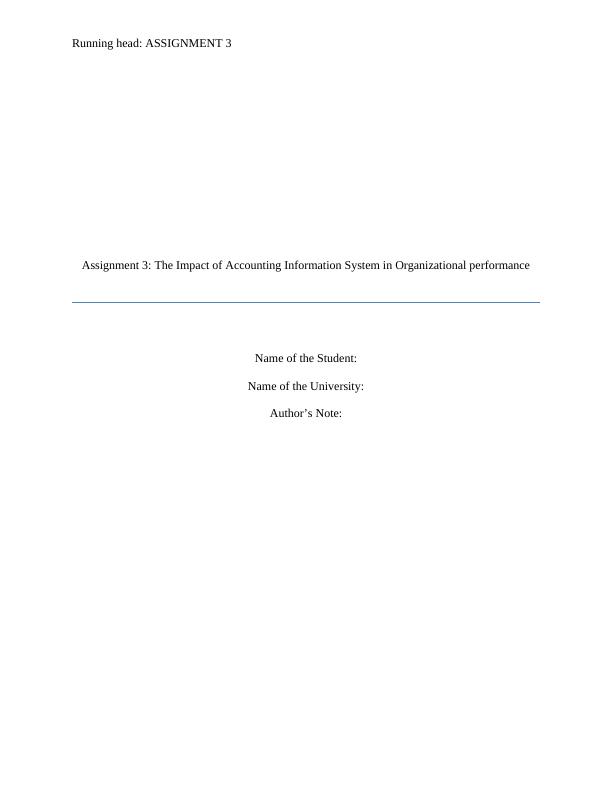 The Impact of Accounting Information System in Organizational Performance_1