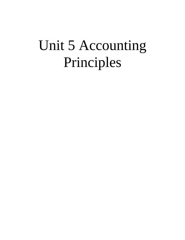 Unit 5 Accounting Principles_1