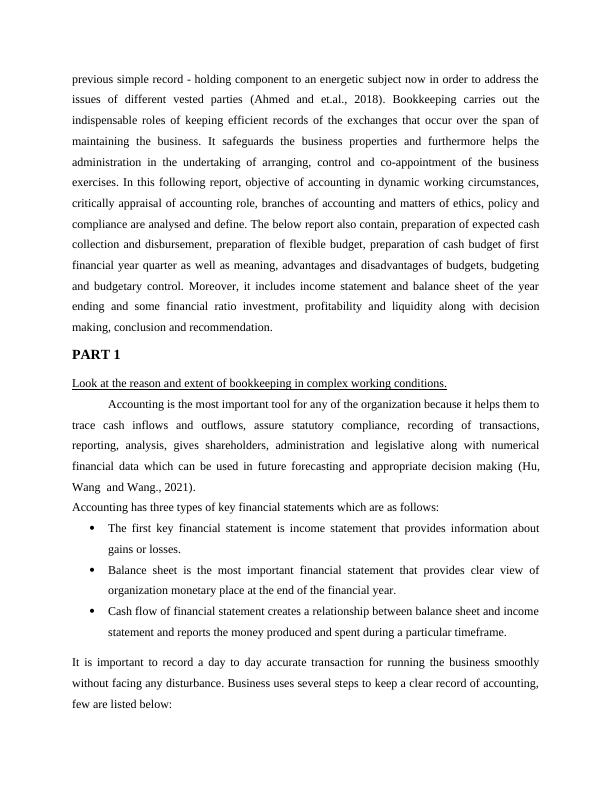 Accounting Principles Concepts Ethics Compliance And Cash Budget