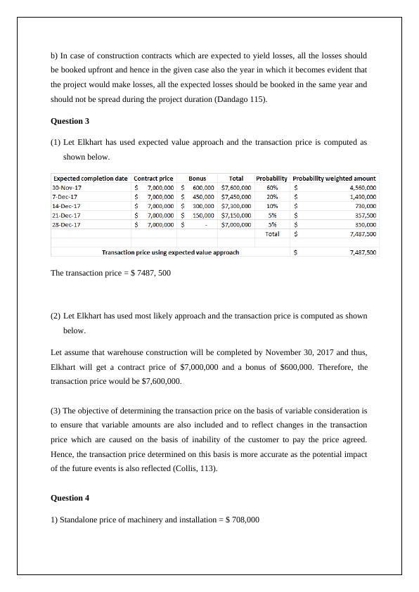 Accounting - Revenue Recognition and Cost Allocation