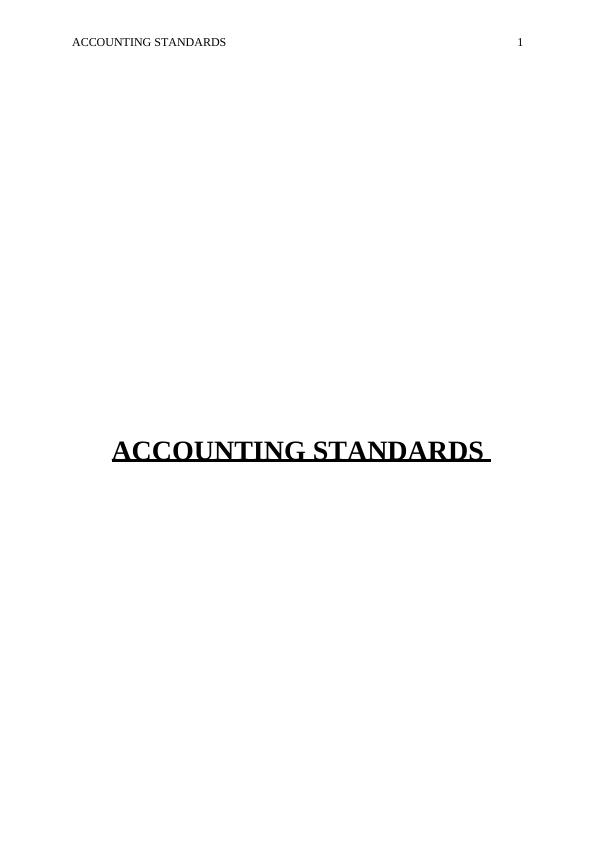 Accounting Standards - Conceptual Framework for Financial Statements_1