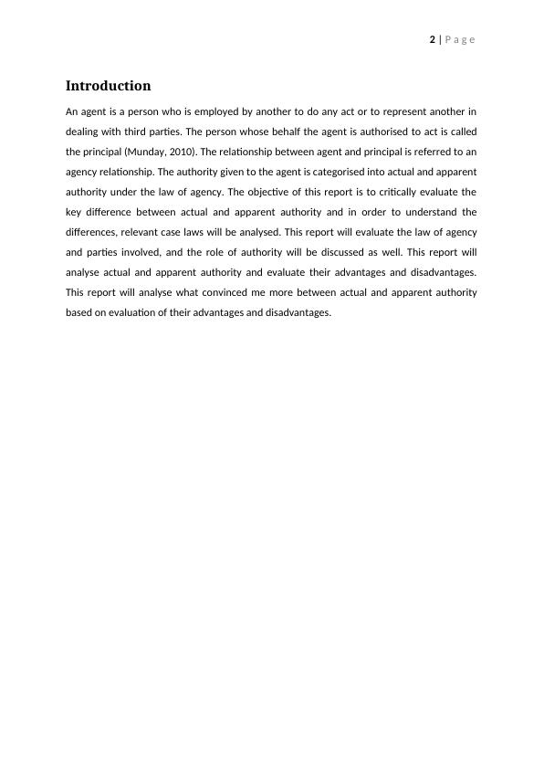 Actual Authority Versus Apparent Authority Critical Evaluation