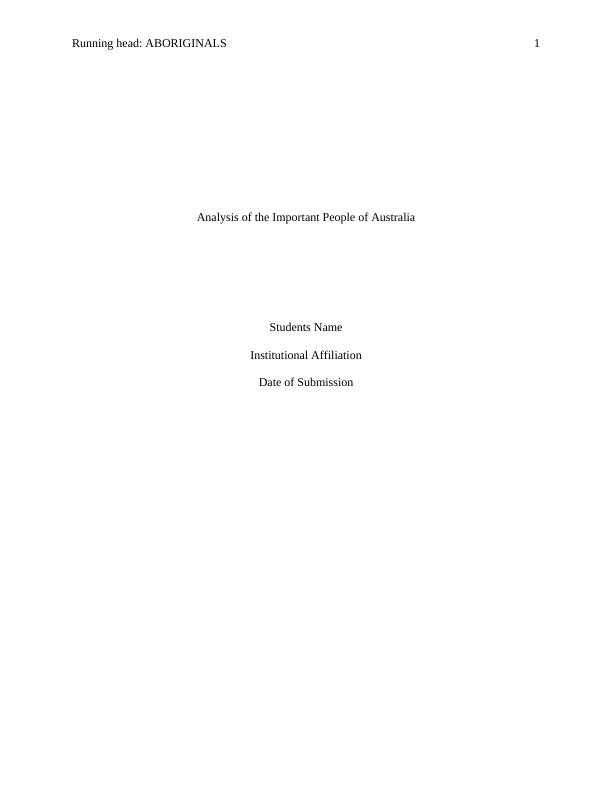 Analysis of the Important People of Australia - Adam Goodes_1
