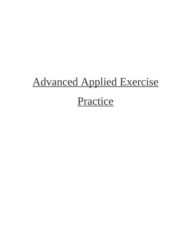Advanced Applied Exercise Practice for Fitness Improvement_1