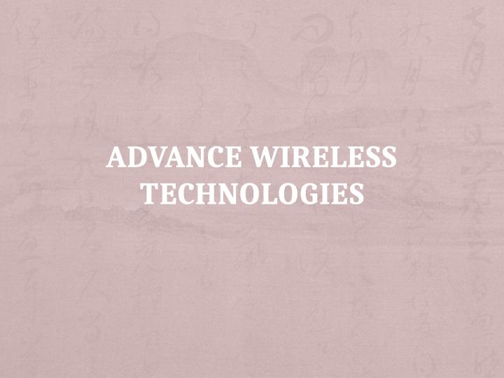 Advanced Wireless Technologies and Antenna Types Desklib