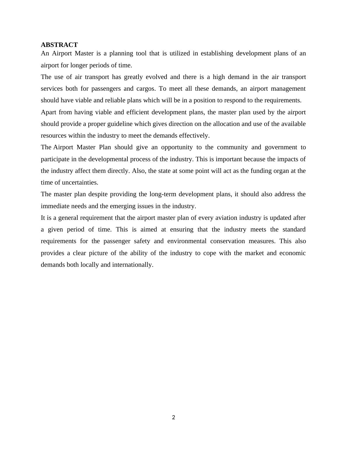 Airport Master Plan Improvement Melbourne Airport Case Study