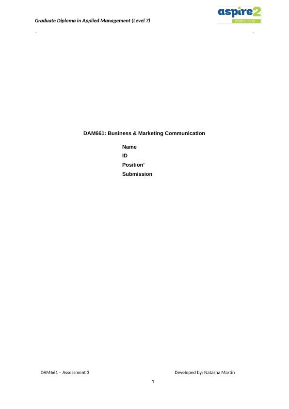 Aldi Company Marketing Strategy Analysis and Communication Recommendations_1