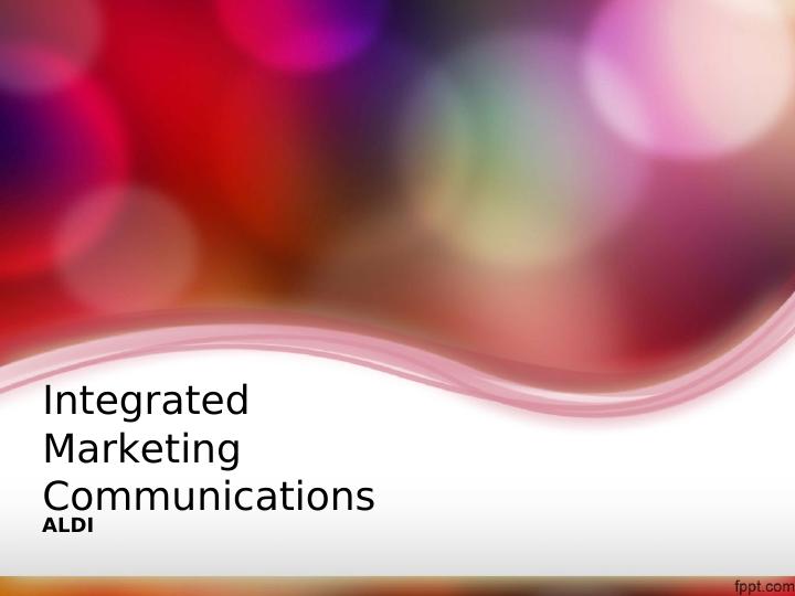Integrated Marketing Communications Plan for ALDI_1