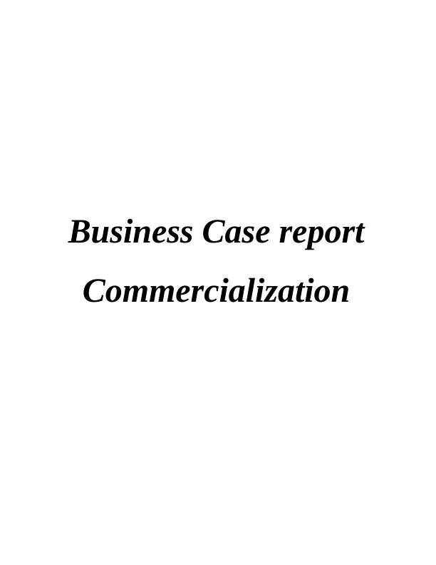 Innovation and Commercialization: A Business Case Report on Amazon's Drone Delivery Services_1