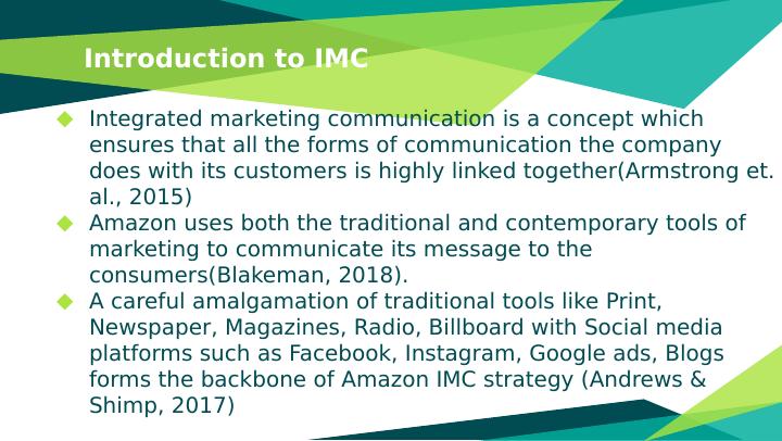 Integrated Marketing Communication for Amazon: Goals, Objectives, Target Audience, Communication Mix, Media Schedule and Evaluation Methods_4