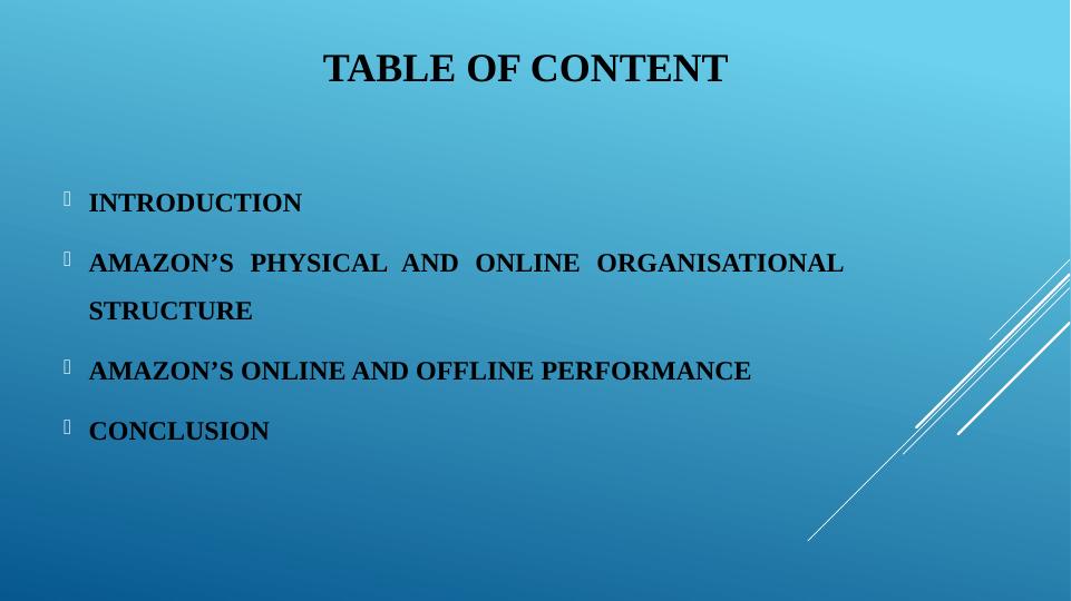 Amazon's Physical and Online Organisational Structure and Performance_2