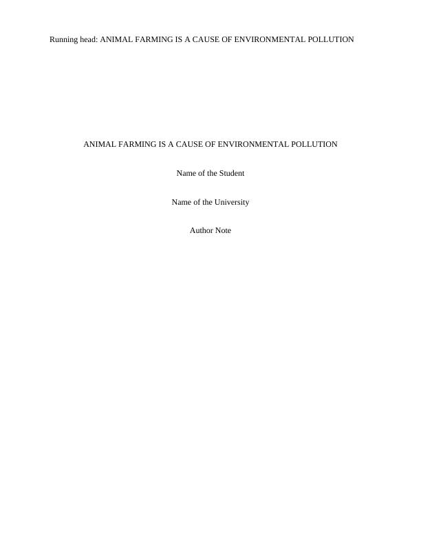 Animal Farming as a Cause of Environmental Pollution_1