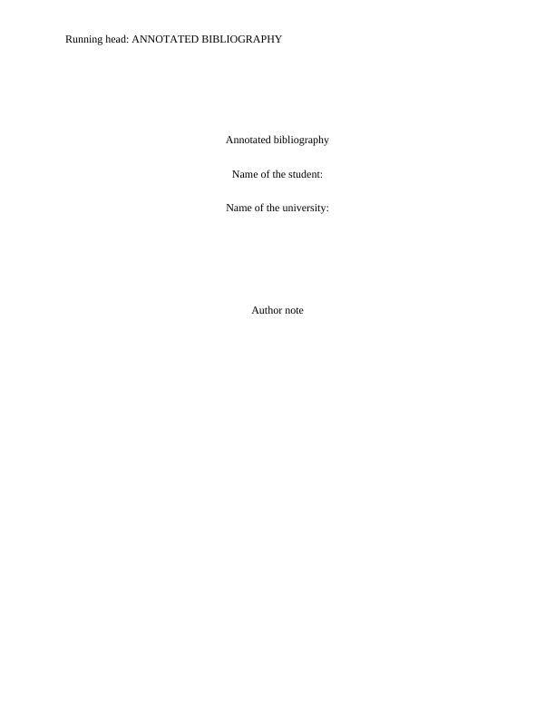Annotated Bibliography on Strategic Human Resource Management_1