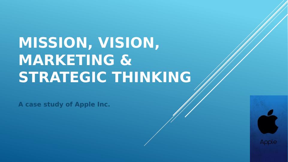 case study strategic leadership and innovation at apple inc