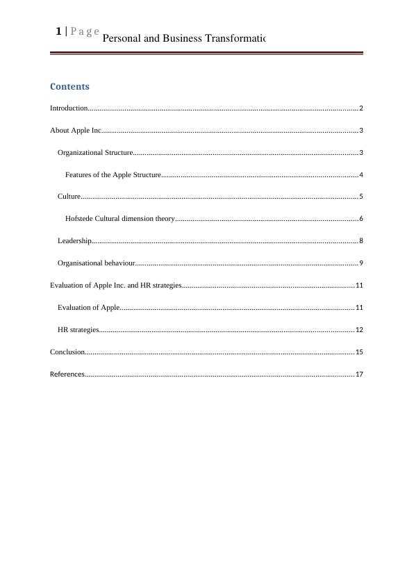 Personal and Business Transformation Assignment (PDP) Report - Desklib_2
