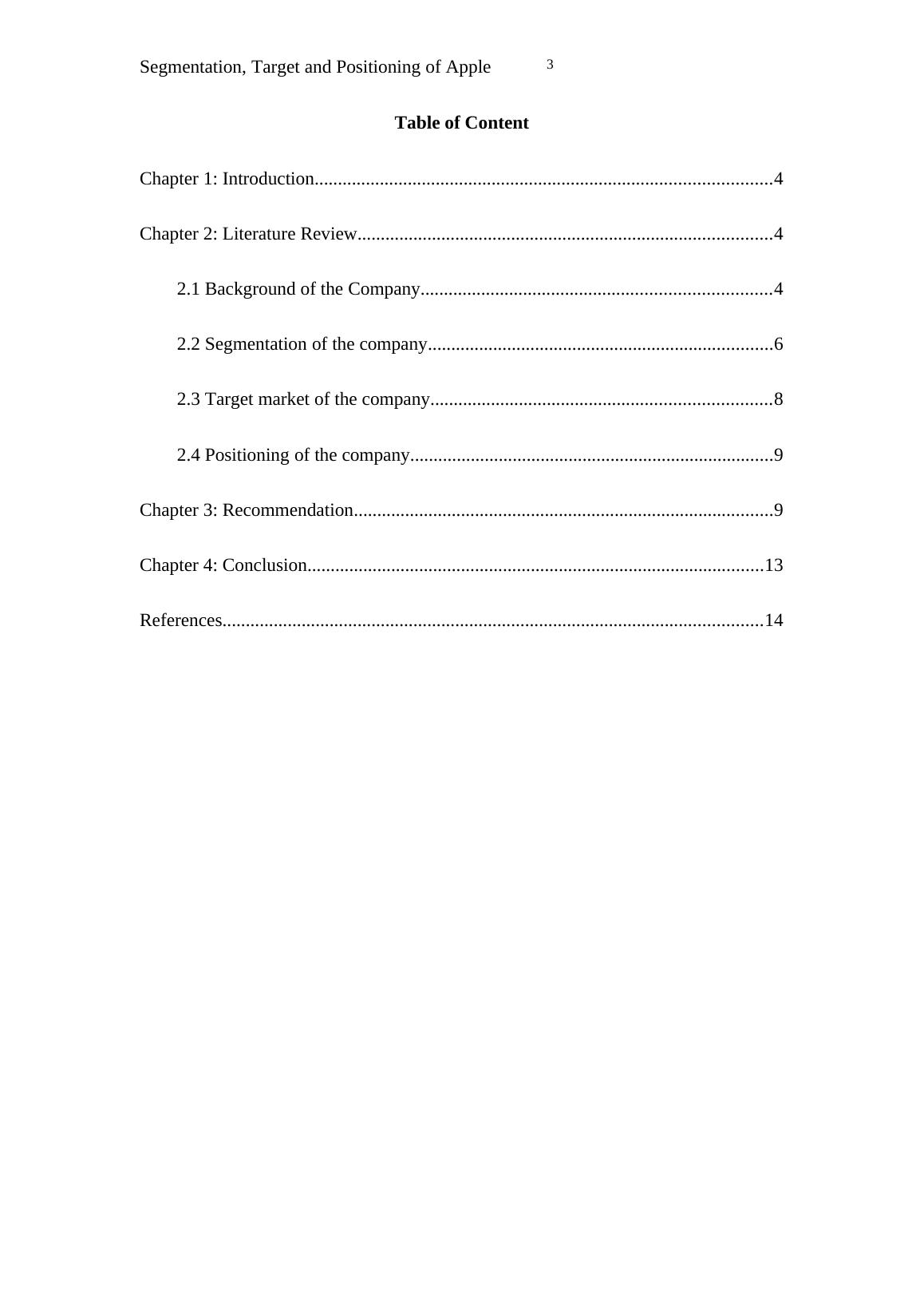 Importance of Segmentation, Target and Positioning for Apple