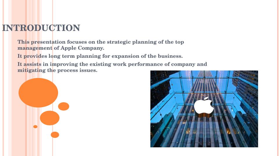 Strategic Planning of Apple Incorporation - Long Term Planning for Business Expansion_2