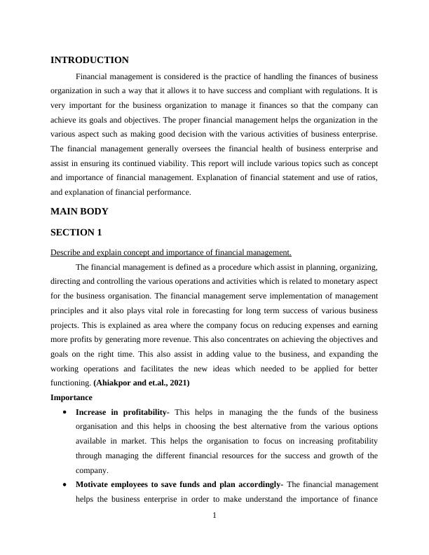 Applied Business Finance (Pass Criteria) - Concept, Financial Statement ...