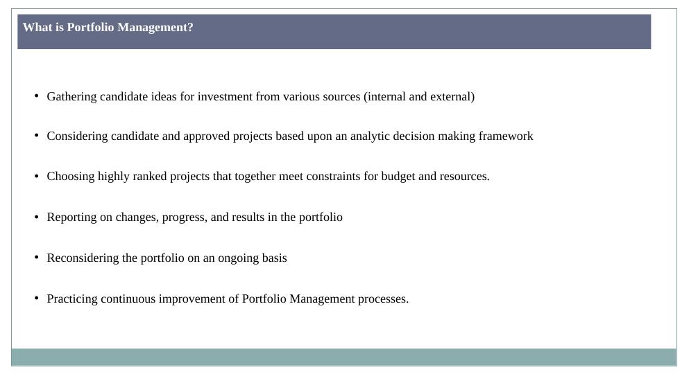 Applied Portfolio Management Project: Essential Processes, Standards, and Performance Improvement_3