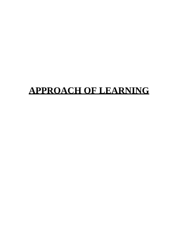 Approaches to Learning_1