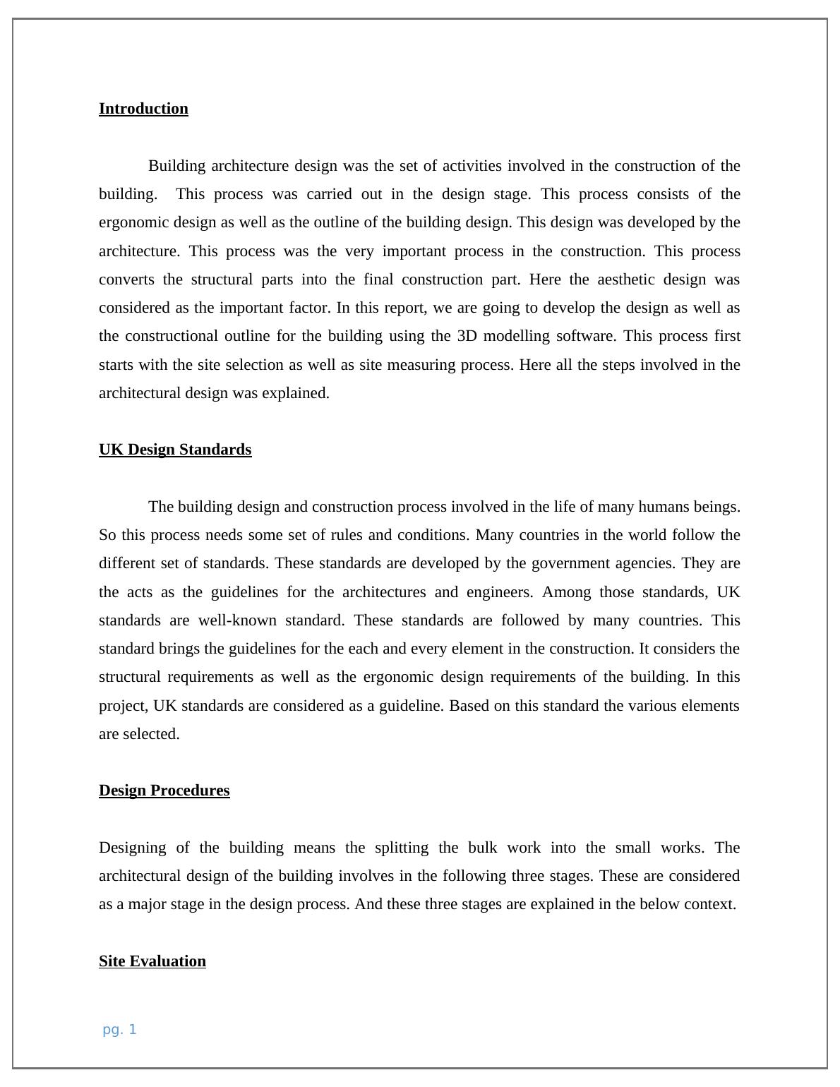 Architectural Design and Construction Process for Building using 3D ...